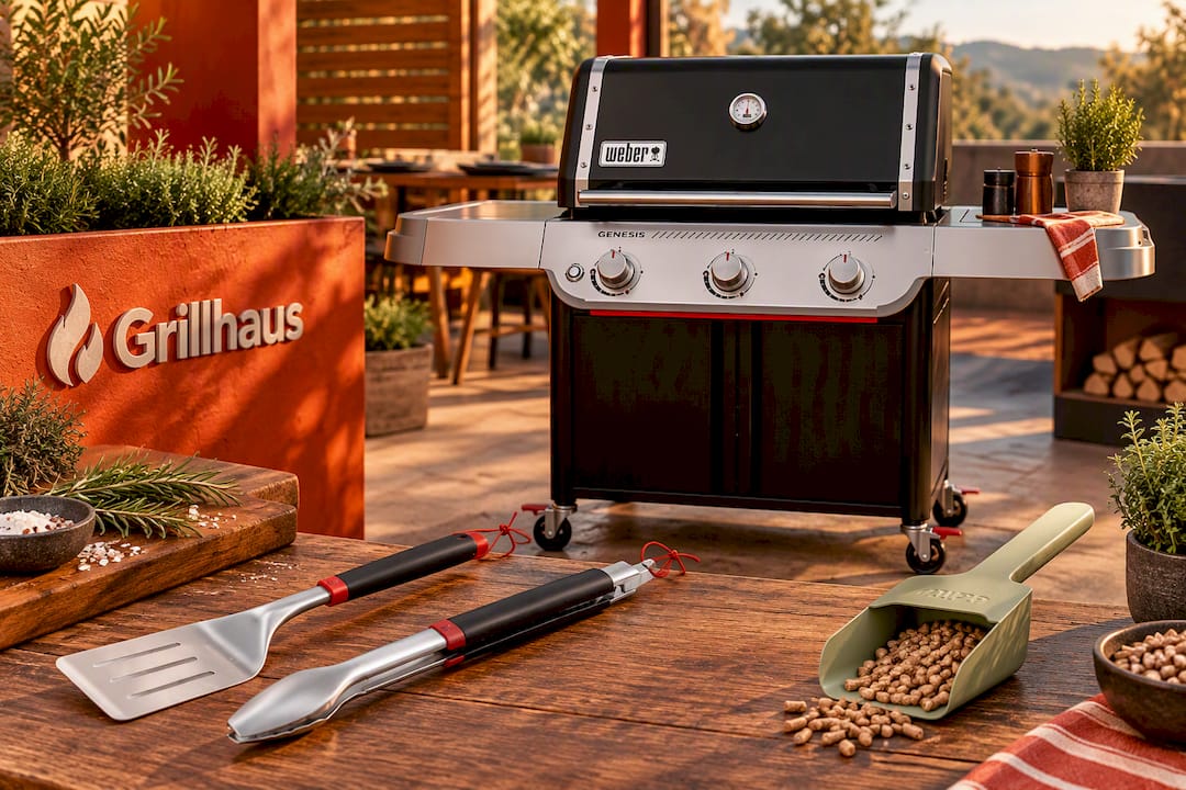 Weber 3401326 Σετ Εργαλείων Ψησίματος 2τμχ από Ανοξείδωτο Ατσάλι
