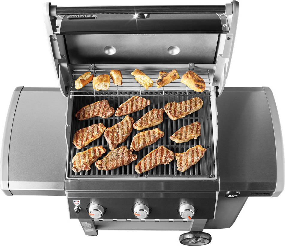 Weber Spirit II E-310 GBS Black Ψησταριά Υγραερίου Μαντεμένια Σχάρα με 3 Εστίες 45010129 - Image 11