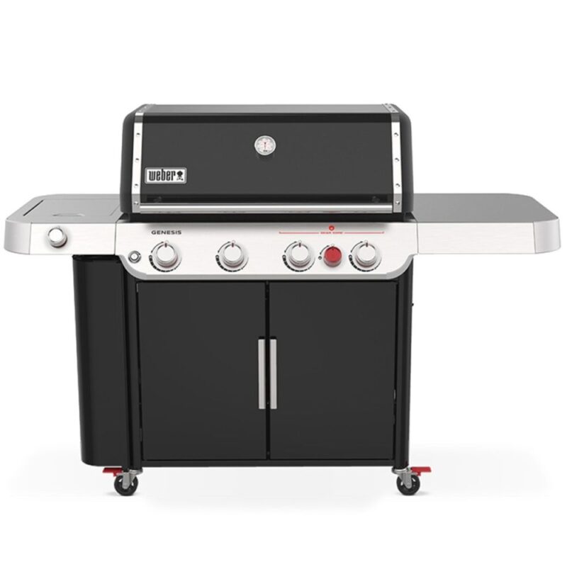 Weber Genesis E-435 Ψησταριά Υγραερίου Μαντεμένια με 4 Εστίες 36410075174x68.6x160cm