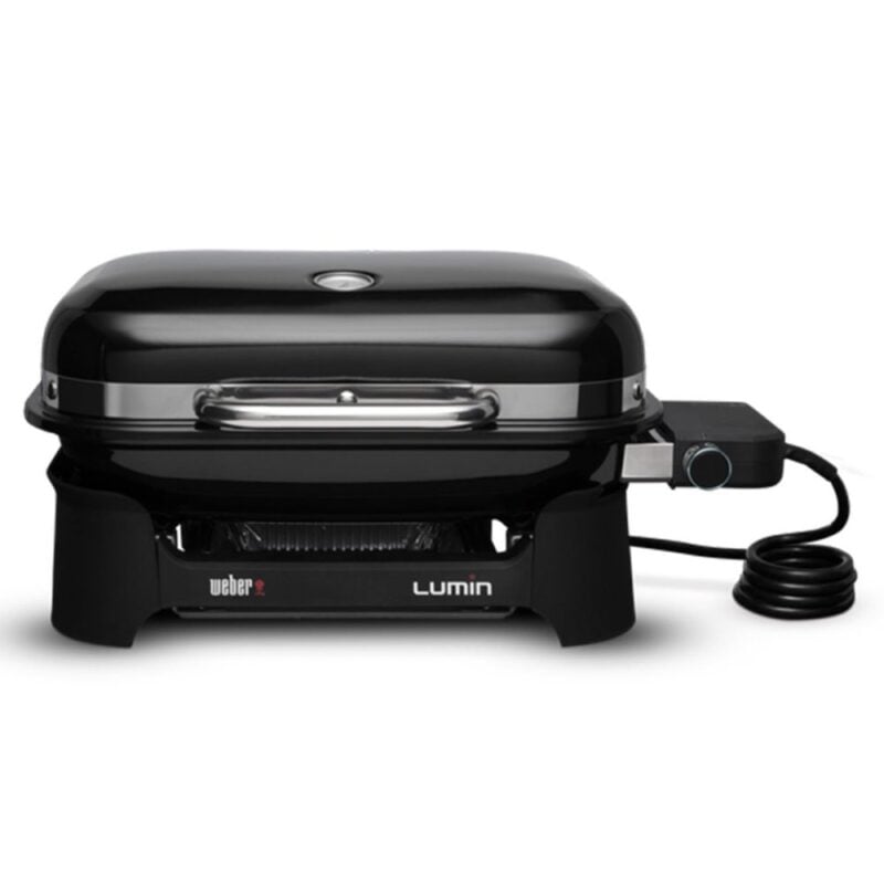 Weber Lumin 1000 Black 91010979 Ηλεκτρική Ψησταριά Σχάρας 1200W