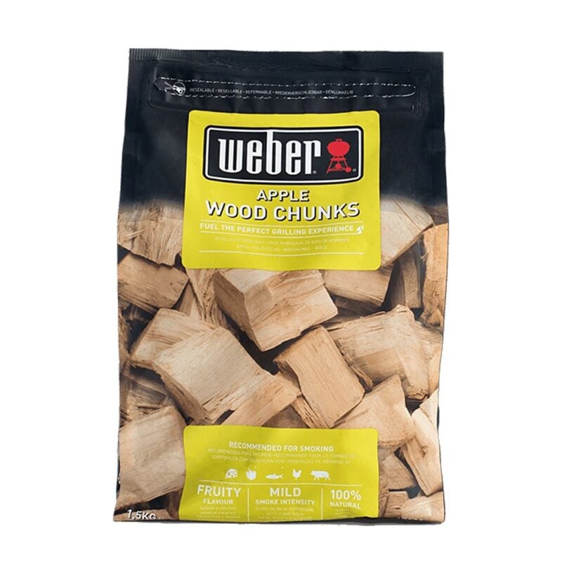 Weber 17616 Ξύλα Καπνίσματος για Ψησταριά με Άρωμα Μήλου 1.5kg