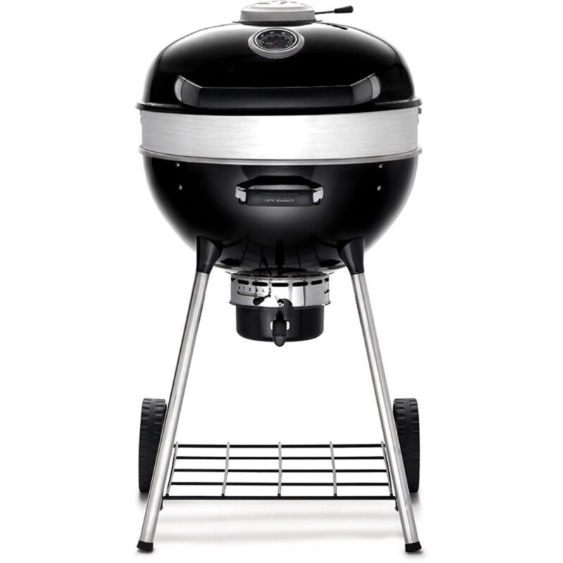 Napoleon PRO22K-LEG-3 Ανοξείδωτη Ψησταριά Κάρβουνου Kettle με Καπάκι και Θερμόμετρο 71x62εκ.