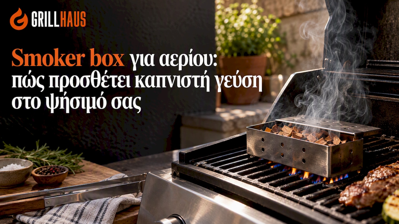 Κουτί καπνίσματος για ψησταριά υγραερίου