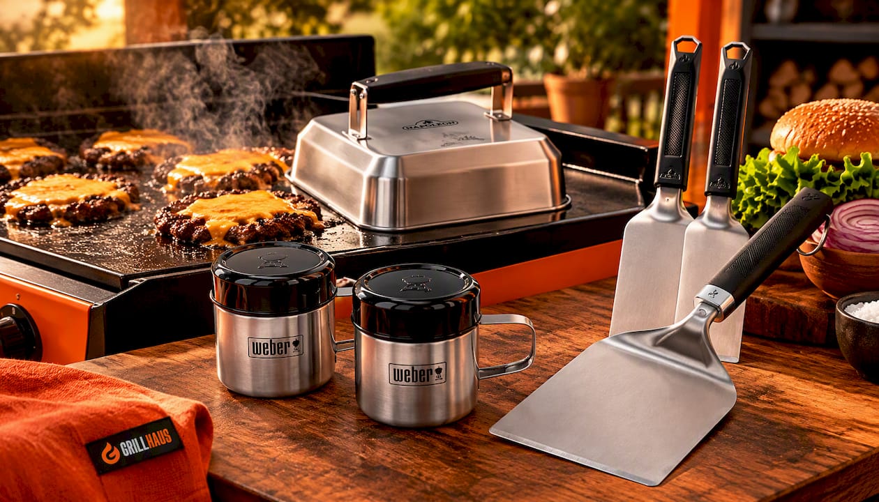 Weber 3401364 Σετ για Smashed Burger στην Πλάκα Ψησίματος