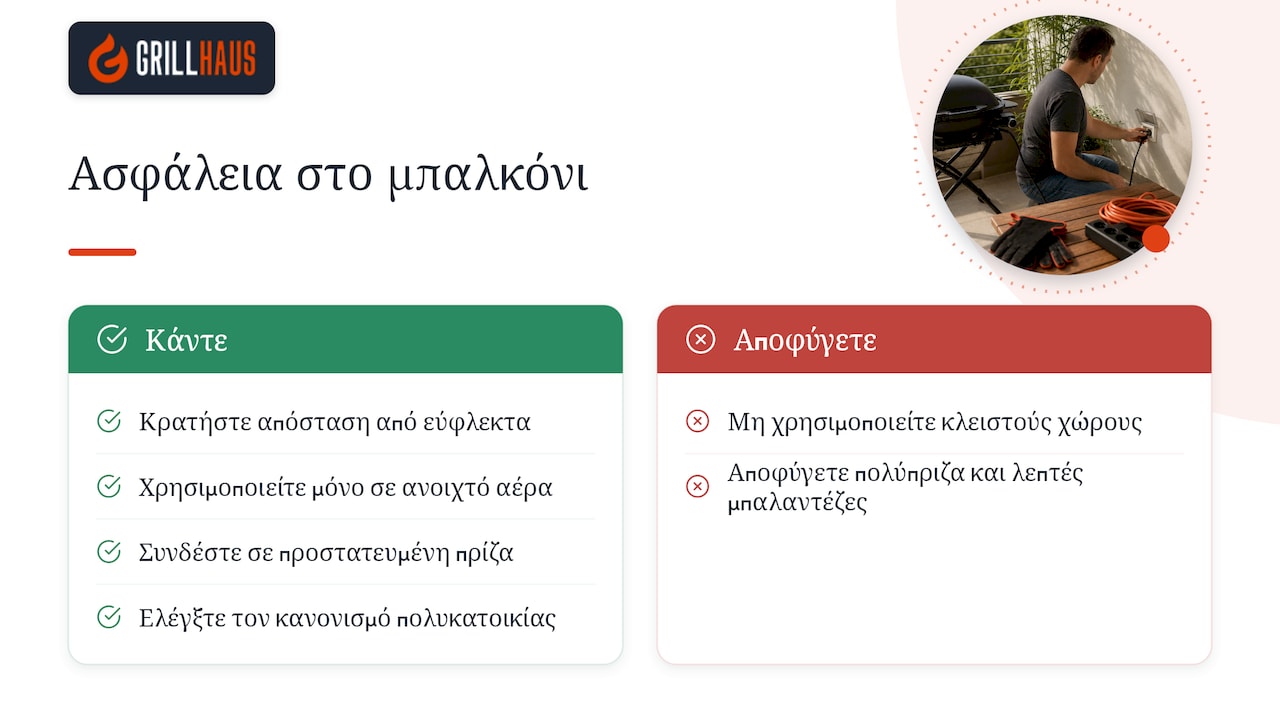 Τέσσερις βασικοί έλεγχοι ασφάλειας στο μπαλκόνι